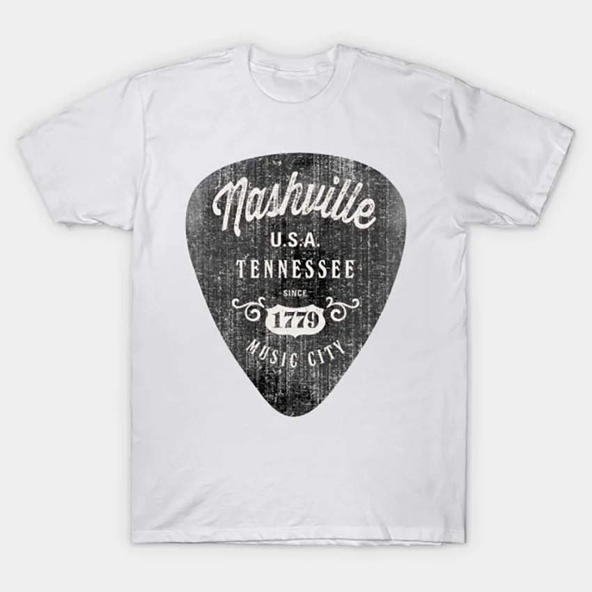 Винтажная Футболка Nashville Music City США США|Мужские футболки| |