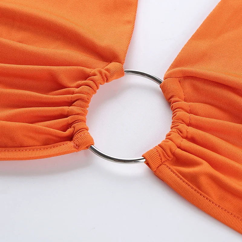 BOOFEENAA неоновый бюстгальтер без косточек женский укороченный топ праздничная