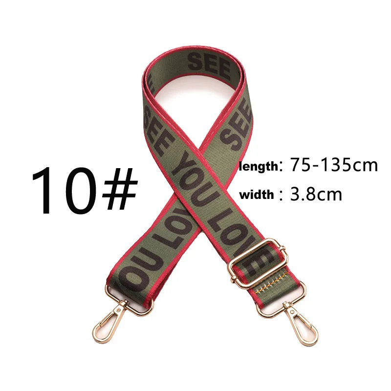 Модная Регулируемая лямка для женщин цветной ремень на плечо Дамский саквояж