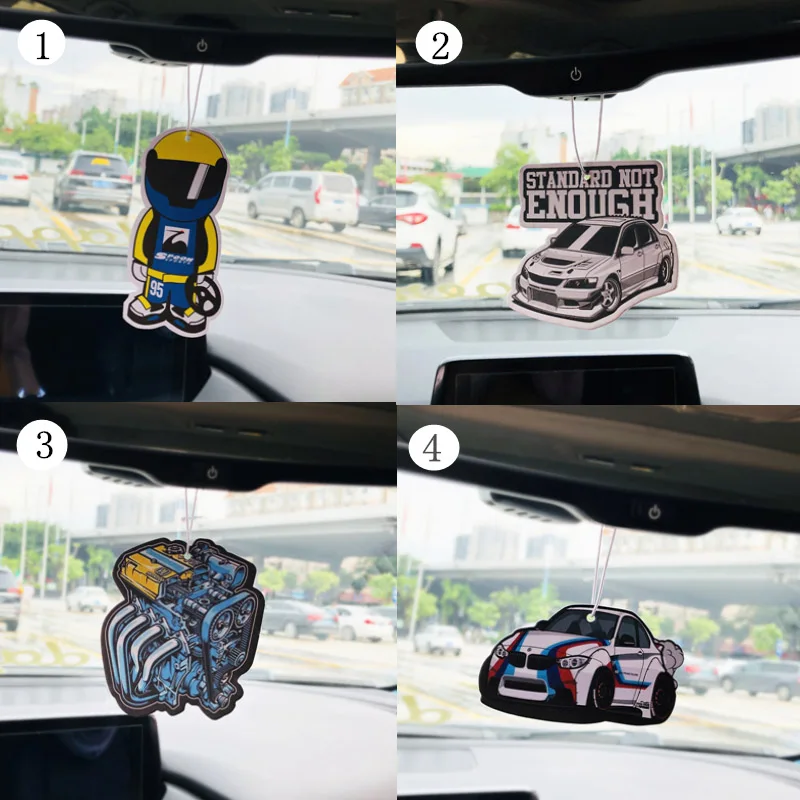 JDM СТИЛЬ автомобиля заднего вида Mirrow Pendent освежитель воздуха твердый бумажный поршневой тормозной диск Nos турбоколесо обод амортизатор