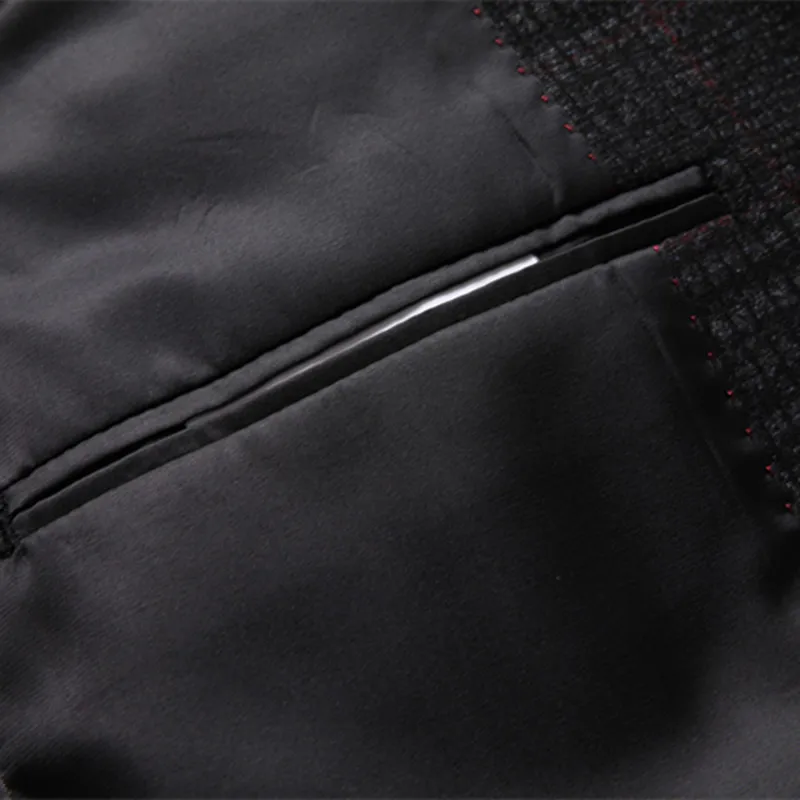 

Men Blazers Autumn Long Sleeve Lattice Coat Fashion Costume Homme Mariage Leisure Suit Jacket Single-Breasted Blazer Masculino
