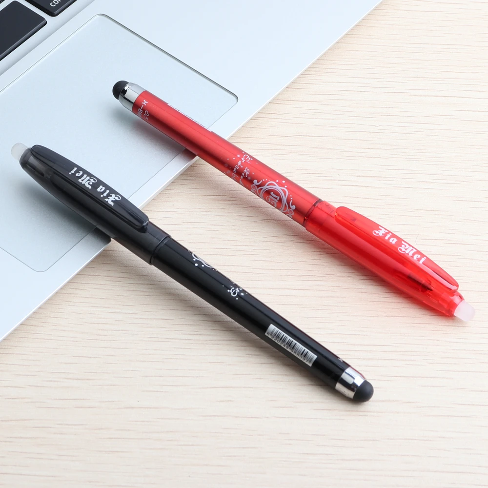 1pcs Capacitive Ballpoint pen with Erasable and Touch Screen Stylus for student or office