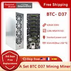 Набор для майнинга, чехол для телефона, системная плата с 4 вентиляторами, 8 слотами, 4 Гб, DDR, 128 ГБ, SSD, 1800 Вт, блок питания для майнинга ETH и т. д. ZEC, Ethereum Rig