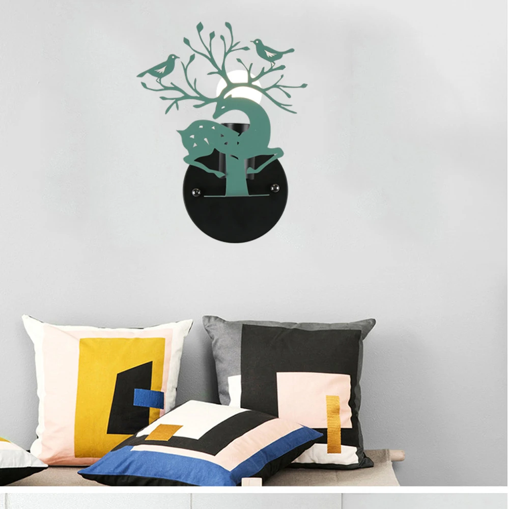 Светодиодные Настенные светильники E27 в скандинавском стиле бра для чтения