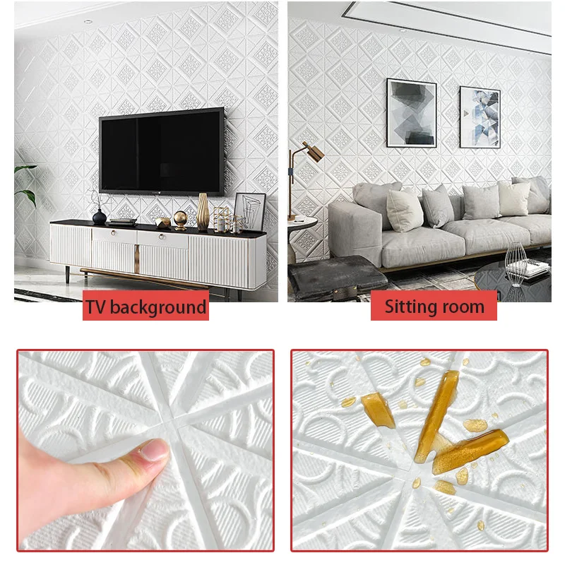 wall stickers wallpaper 3d self adhesive ceiling decorative panels roof wallpaper living room childrens room home decor sticker free global shipping