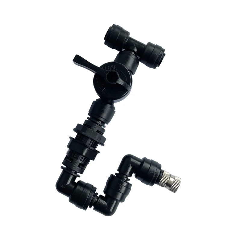 

Mini Greenhouse Misting Nozzle Kit Reptiles Rainforest Tank Aquarium Fogger Sprayer 360°Rotating Cooling Humidity Landscaping