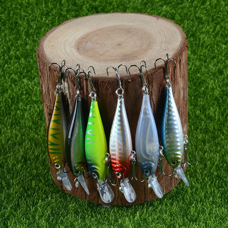 Рыболовные тонущие приманки в виде гольяна кренкбейт С рыболовным крючком