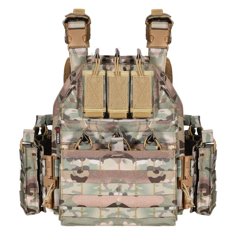 

YAKEDA Quick Release Plate Vest In Stock Molle Chaleco Tactico Tactical Vest For Outdoor Shooting