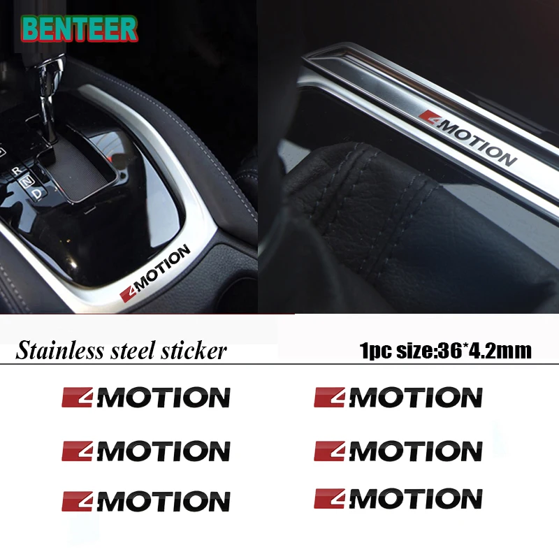 

2pcs 5pcs 10pcs 4MOTION Car Sticker For Volkswagen R Golf Polo GTI B6 R36 B7L CC Touran mk1 mk2 mk3 mk4 mk5 mk6 mk7 Passat Caddy