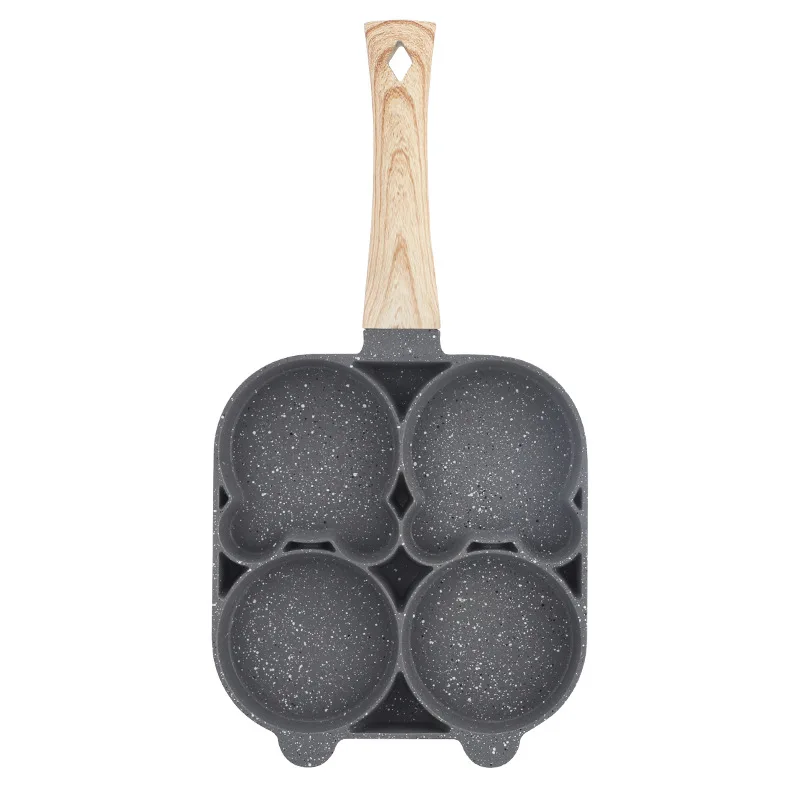 

Egg Pan Fried Egg Mold Four Hole Fried Egg Mold Undipping Pancake Pot Pancake Maker Home Breakfast