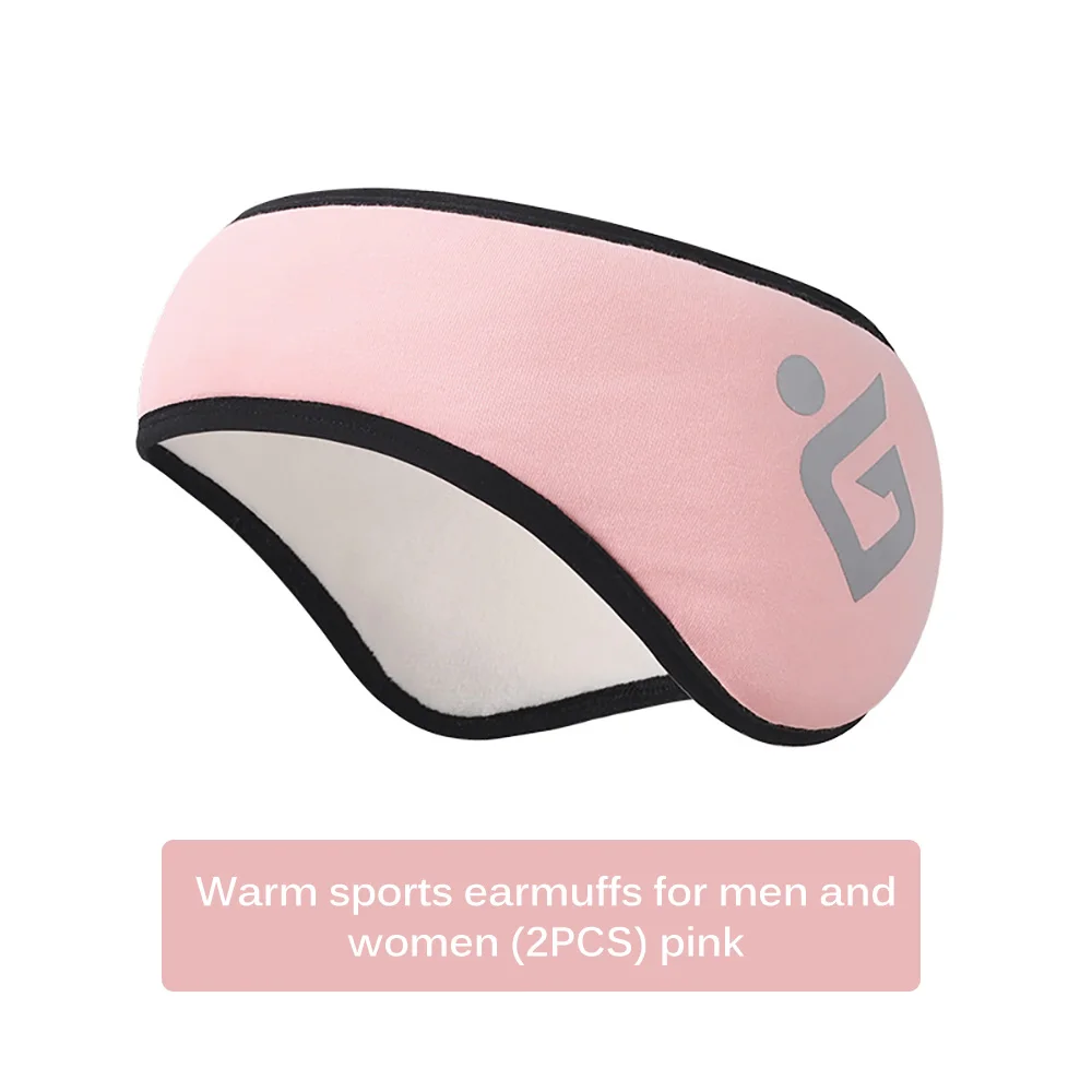 

Однотонные зимние Светоотражающие Наушники унисекс, защитный чехол для ушей, утолщенная плюшевая мягкая теплая повязка на голову, наушники...