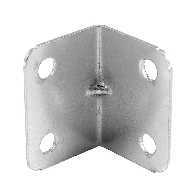 Stainless Steel Corner Braces Angle Brackets Silver Tone 8PCS | Обустройство дома
