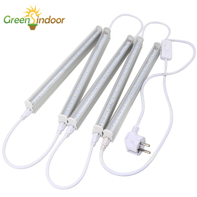 

Светодиодная лампа для выращивания растений фитолампа полного спектра 50 Вт, SMD5730, для выращивания растений, семян деревьев