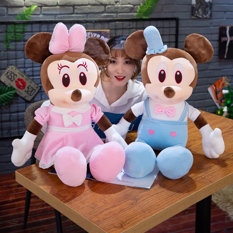 50 85 см новые мягкие игрушки Минни Маус милые куклы мультфильм Микки плюшевые для