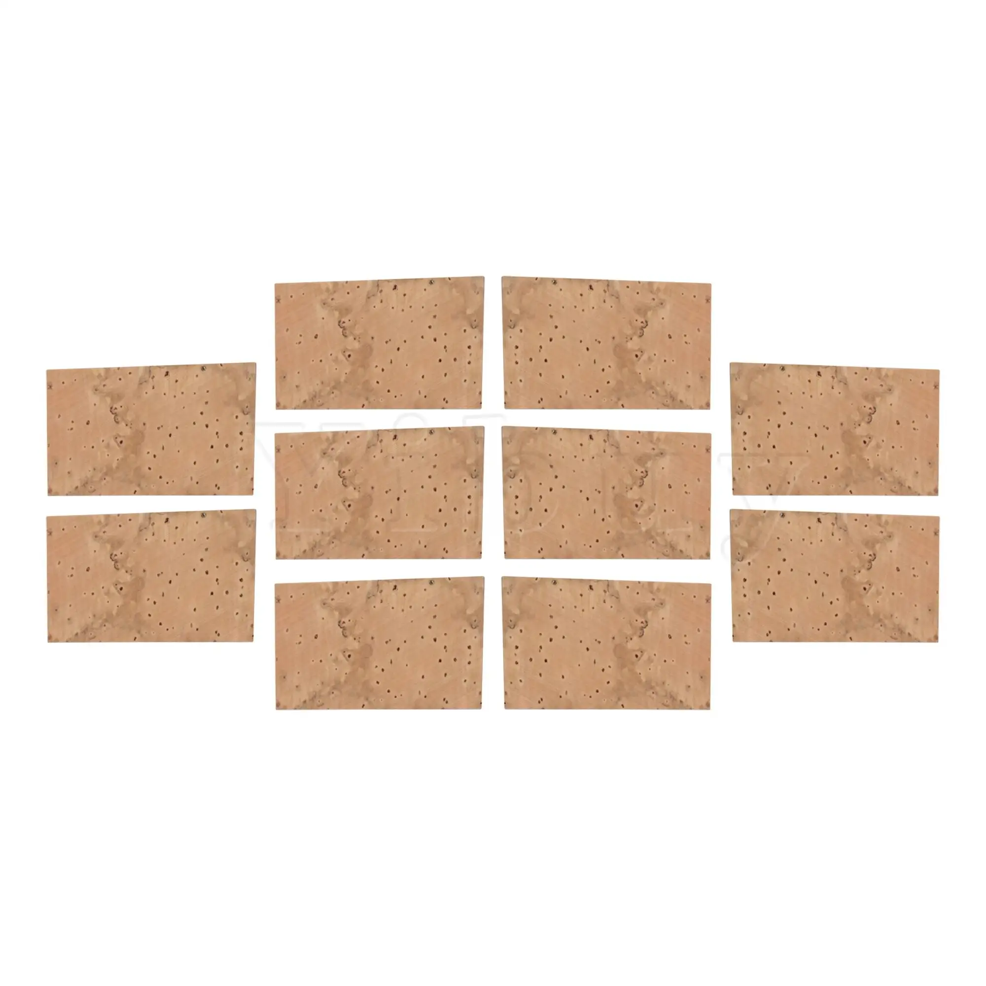

Yibuy 10 Pieces Neck Cork Sheets for Clarinet Sax Instrument Parts 45x25x1mm