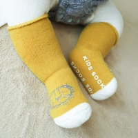 3 pairs 0 5 years baby kids socks autumn winter new terry thick baby socks non slip baby newborn floor socks children