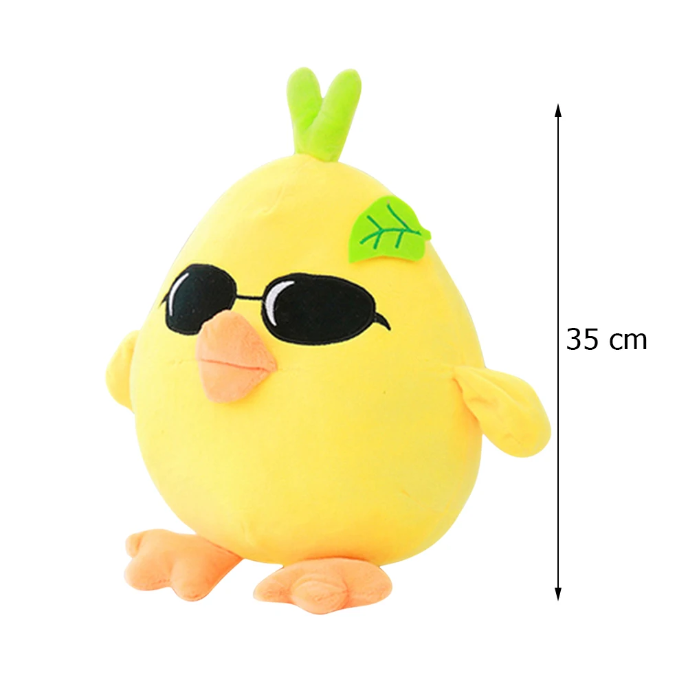 

3D Simulation Yellow Chicken Pillow Cushion Home Bedroom Sofa Seat Cushion Cartoon Animal Shape Nap Pillow Baby Doll Plush Toy