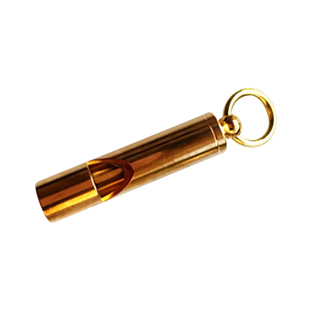 Brass Whistle Outdoor Survival Tool Key Ring Pendant for Climbing Hiking Fishing Diving | Спорт и развлечения
