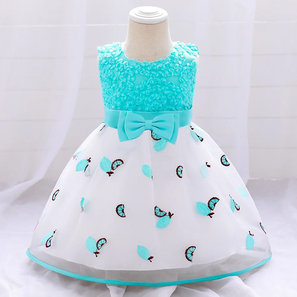 

Платья принцессы для маленьких девочек, Новинка лета 2021, платье для девочек с вышивкой и принтом, вечерние нее платье на день рождения 1 год, ...