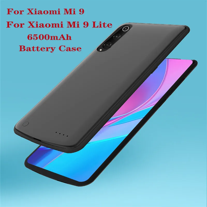 

Чехол для аккумулятора 6500 мАч для Xiaomi Mi 9, внешний аккумулятор, чехол для зарядки, чехол для Xiaomi Mi 9 Lite, чехол для зарядного устройства