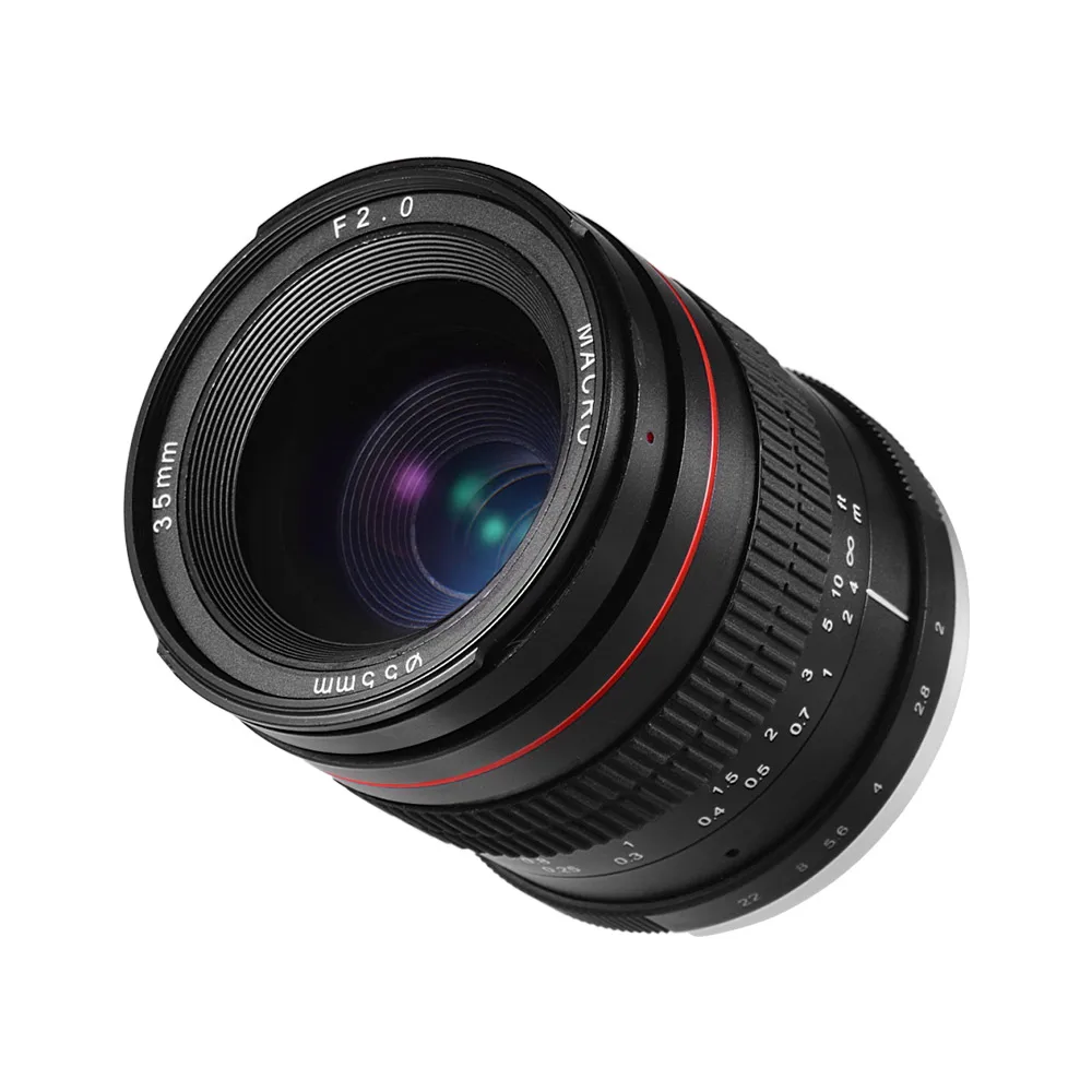 Фотообъектив F2.0 с широкоугольным объективом 35 мм полнокадровая зеркальная линза