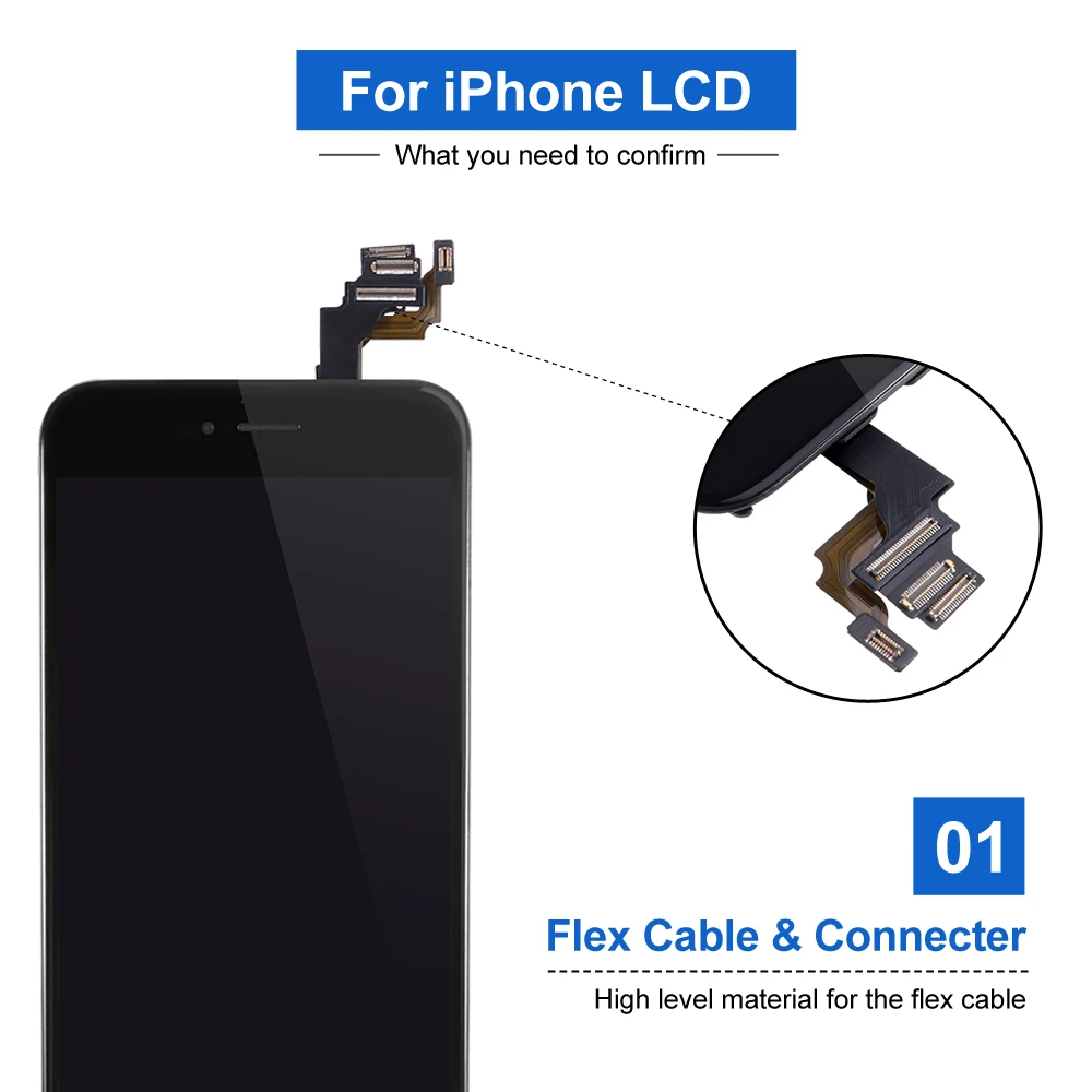 Сменный ЖК экран для iPhone 6 P|Экраны мобильных телефонов| |