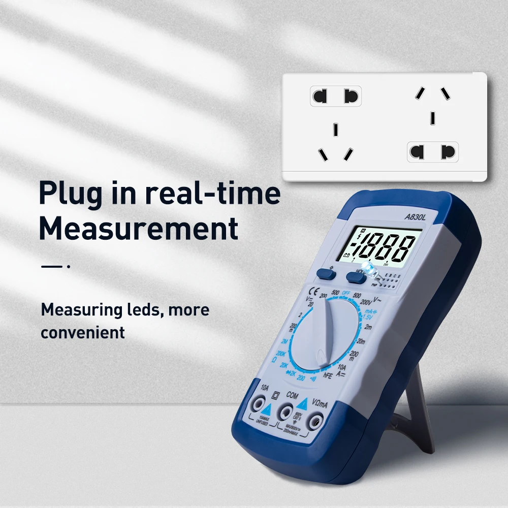 Цифровой мультиметр тестер с функцией зуммера для измерения