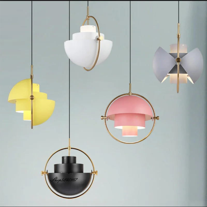 

Modern Rotatable Pendant Lights Nordic Designer Hanglamp for Dining Room Cafe Bar Light Suspension Living Room Decor E27 Lamps