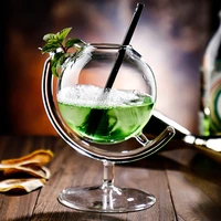 creative global whiskey glass personality western restaurant wine glass cocktail cup cold drink cup bar high end wine glass