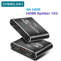 hdmi splitter 4k 60hz 30hz hdmi switcher hdr 4k full 1080p video hdmi switch adapter 1 in 2 out amplifier for tv dvd ps3 xbox