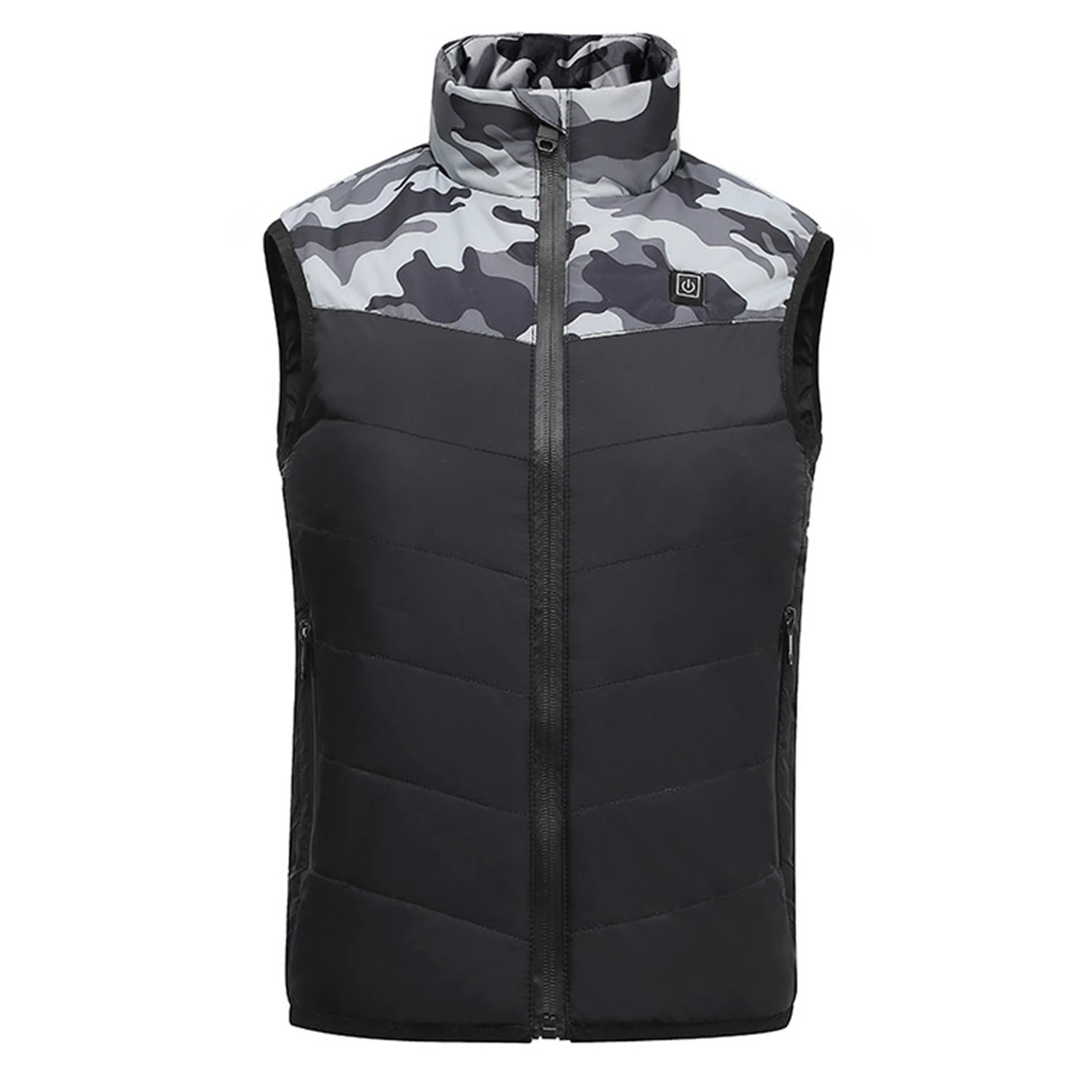 

Children 3 Areas Heated Vest USB Charging Heating Jacket Smart Cotton Winter Vest for Outdoor Kids Running Sports