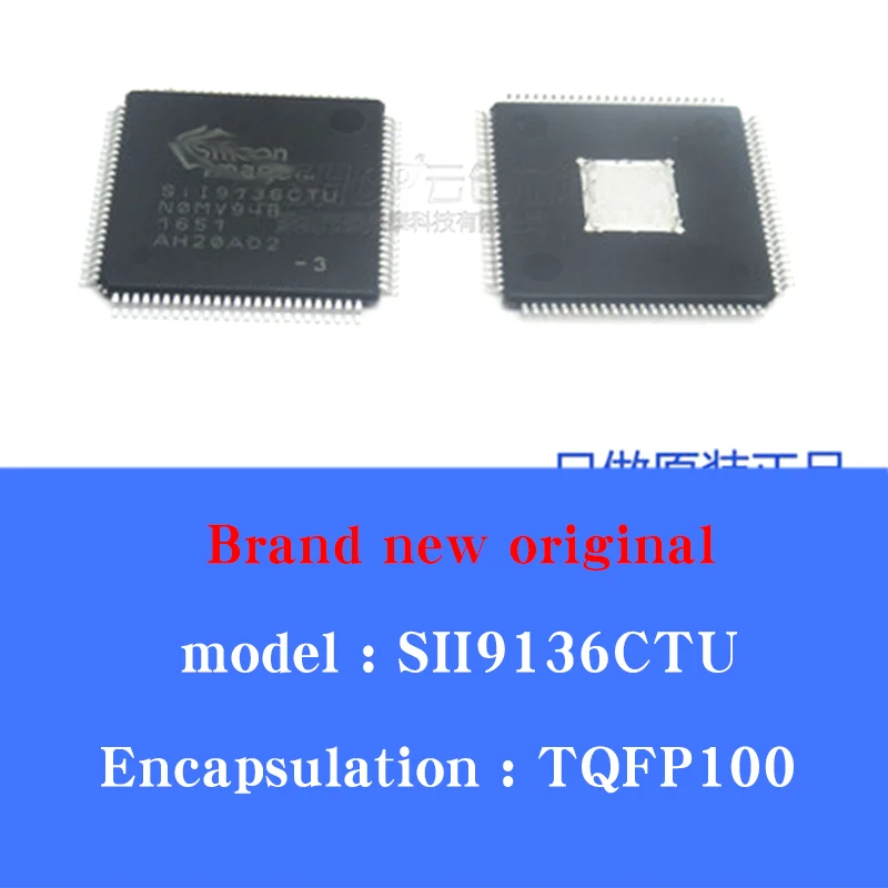 

2/pcs Lot New original SII9136CTU-3 SIL9136 SI19136CTU SMD TQFP100 LCD chip IC