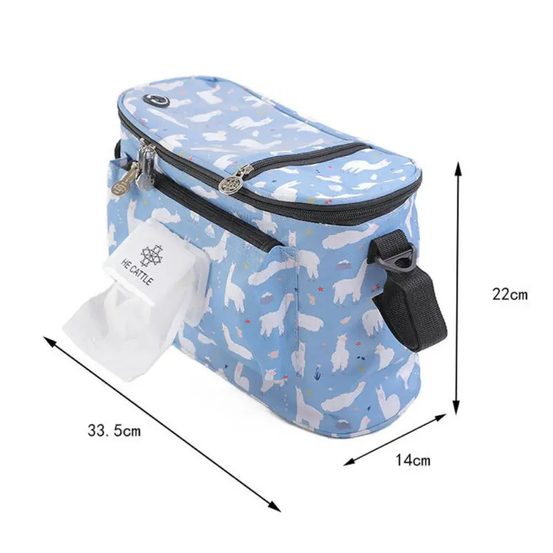 

New Fashion Storage Bag Baby Organiser Mummy Bottle Cup Holder Buggy Stroller Pram Pushchair