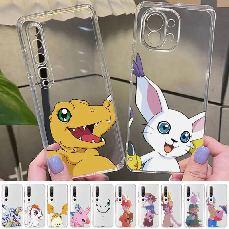 

YNDFCNB Anime Digimon Cute monster Phone Case For Redmi Note 5 7 8 9 10 A K20 pro max lite for Xiaomi 10pro 10T