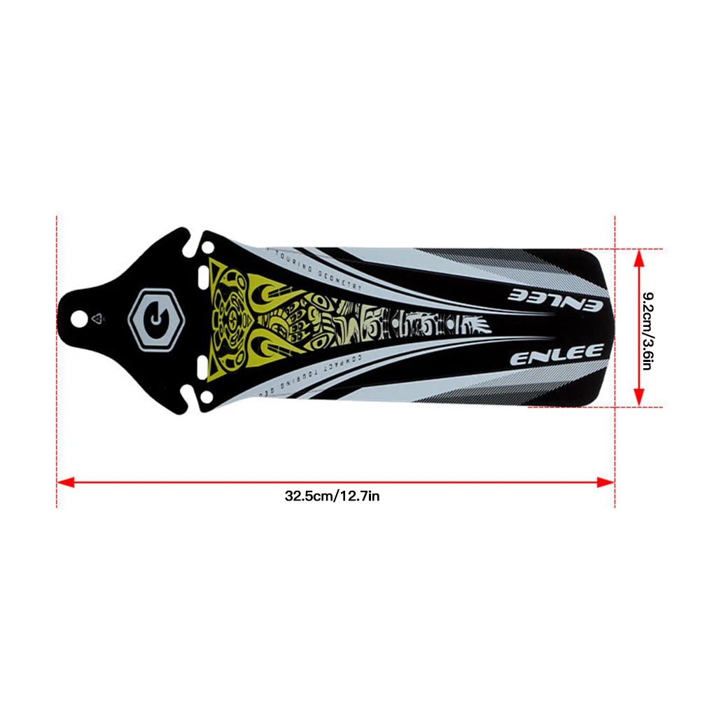 MTB Mudguard Set Bicycle Front Rear Cycling Road Mountain Bike Fender With 6 Fixing Ties Accessories | Спорт и развлечения