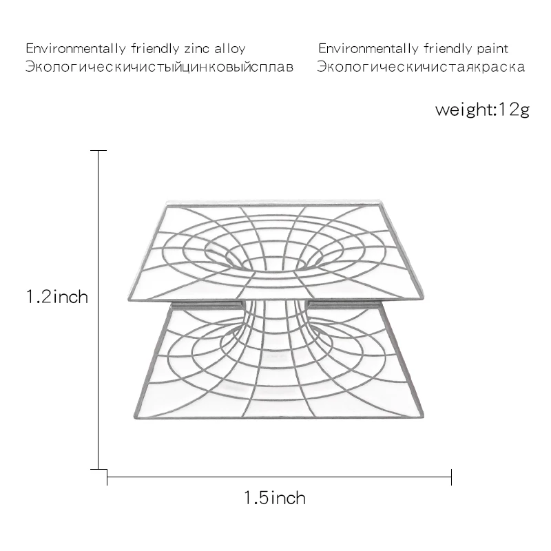 Геометрические Броши изогнутым направлением работы лацкан булавки броши для