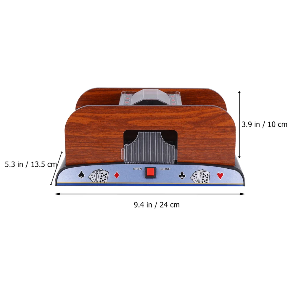 

1Pc Board Game Poker Electric Automatic Shuffler Perfect Without Battery for Bridge Poker Sized With