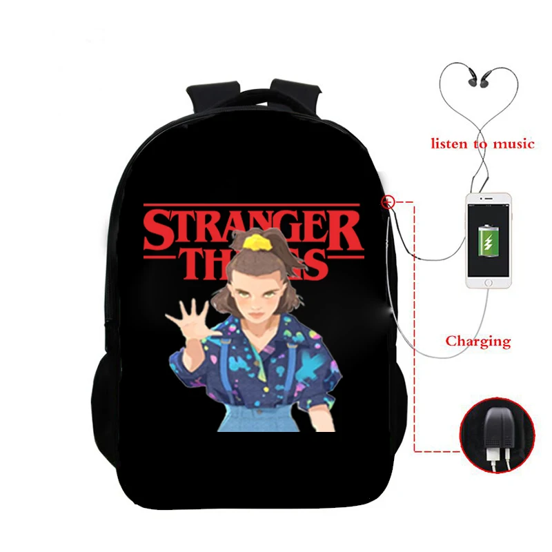 Рюкзак Stranger Things Season 3 смешной школьный рюкзак Eleven для мальчиков и девочек в стиле