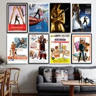 007 фильм, рисунок на холсте Плакаты и принты настенные картины для Гостиная Nordic украшения домашнего декора Plakat