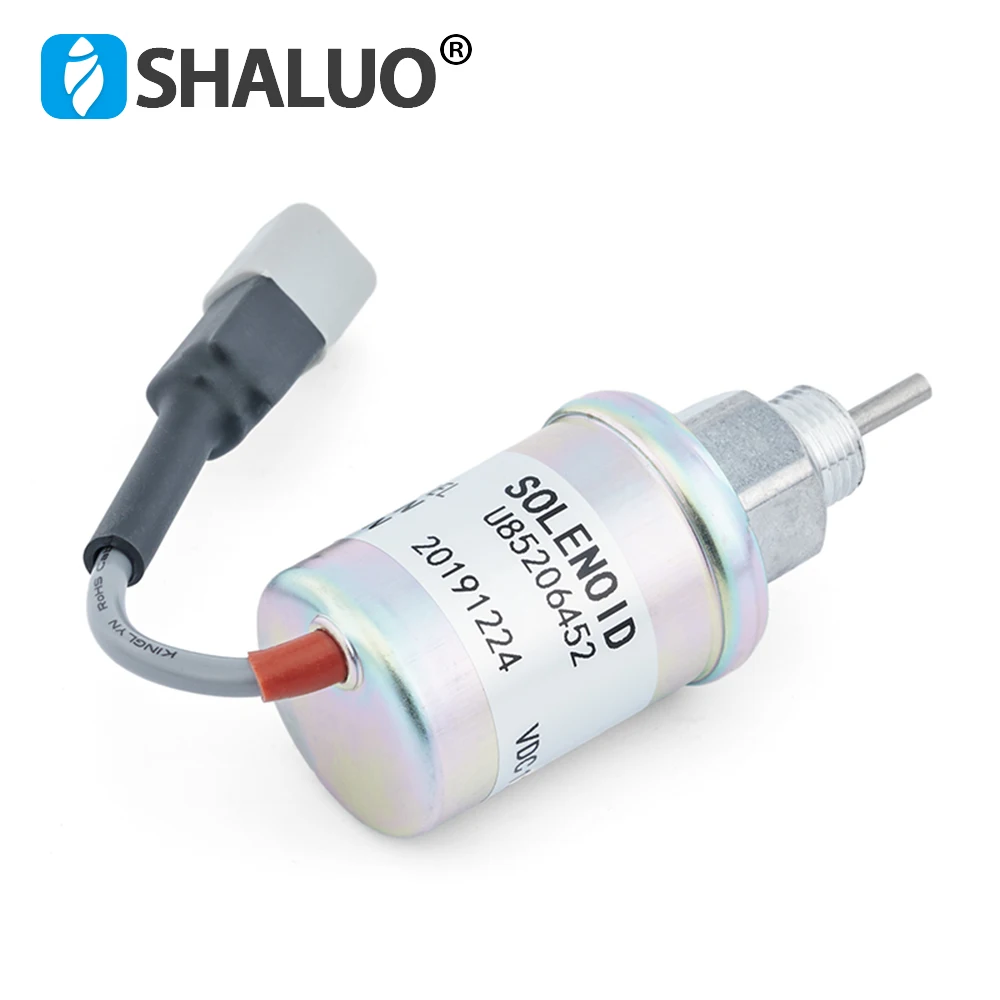 Válvula Solenoide de Parada do Gerador Diesel 12v para Perkits U85206452 12v dc Peças e acessórios do gerador