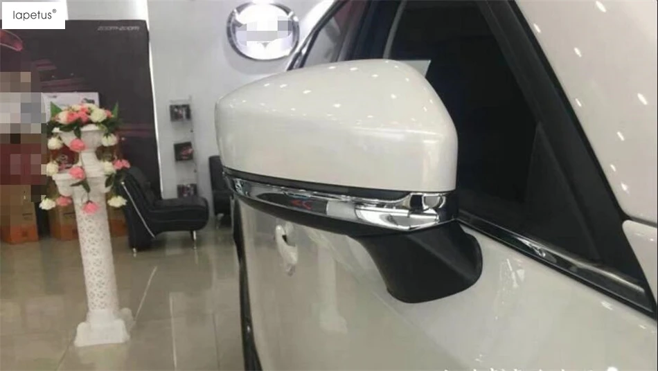 Аксессуары Lapetus подходят для Mazda CX-9 CX9 ABS внешнее зеркало заднего вида полоса формовочная крышка комплект отделка/Хромированный комплект