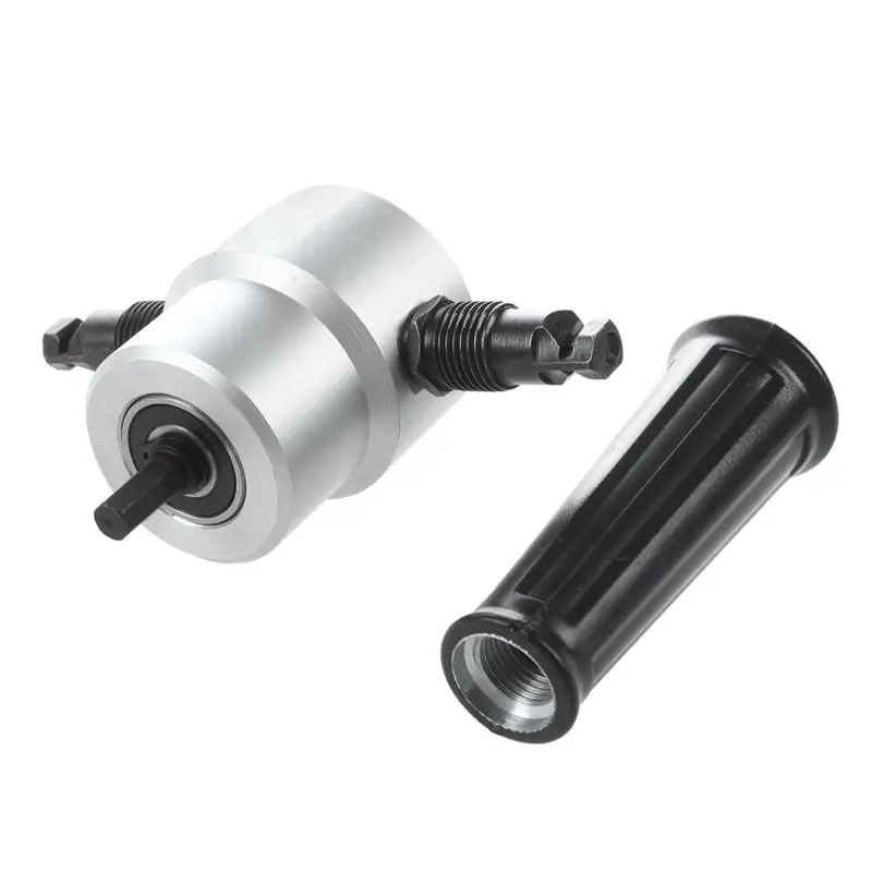 Гари черный двойной головкой лист Ниблер металлорез дрель вложение | Канцтовары