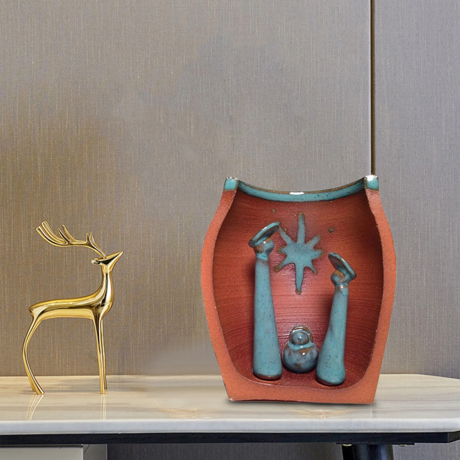 

Домашнее украшение, статуэтка на тему Рождества, Иисуса Христа, Католическая Фигурка, рождественский подарок