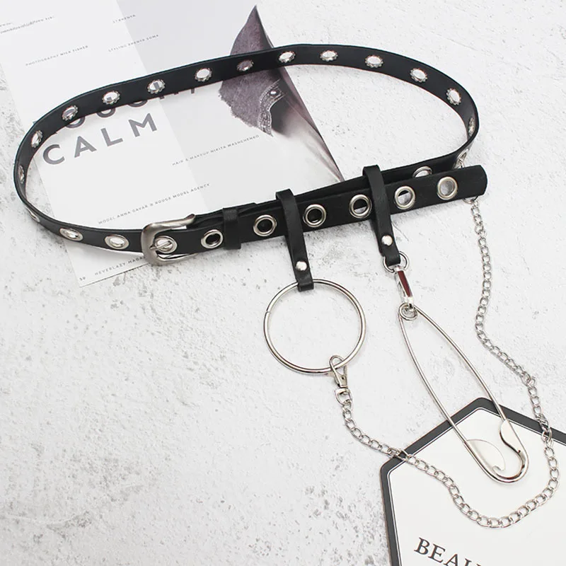 

SeeBeautiful Metal Pin Buckle Long Chain Removable Small Bag Belt Woman Spring Summer 2021 New Tide Fashion All Match E494