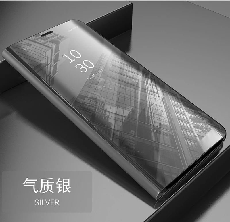 Для Xiao mi Red mi Note 7 5 6 Red mi 7A GO 5 Plus 4X K20 mi A3 A2 Lite 8 9 SE mi 9T Pro Флип Роскошный прозрачный mi rror Smart View чехол