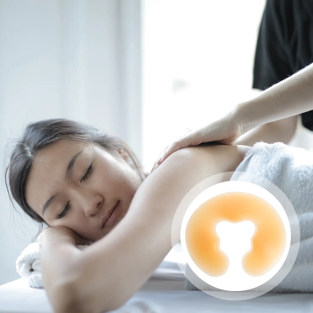 

Silicone Face Down Pillow Face Spa Pillow Body Relax Salon Cushion Pad