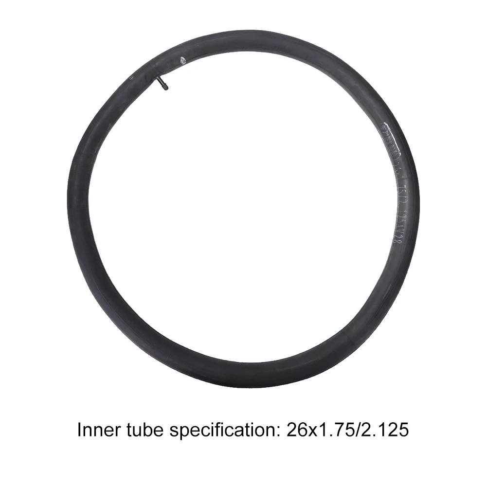 

1 bicycle inner tube 26X1.75/2.125 MTB replacement high-quality butyl rubber inner tube mountain bike tire repair spare