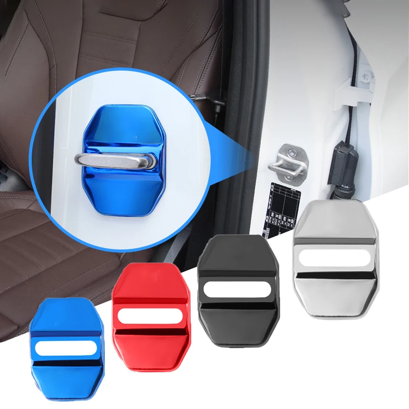 

4Pcs Automobile Stainless Steel Door Lock Protective Cover for Infiniti Q50L QX50 QX30 QX60 ESQ All Series of Auto Parts