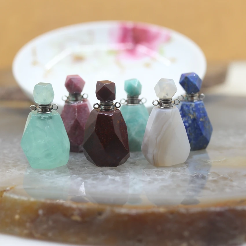 Подвеска в виде флакона с распылителем эфирного масла украшение драгоценными