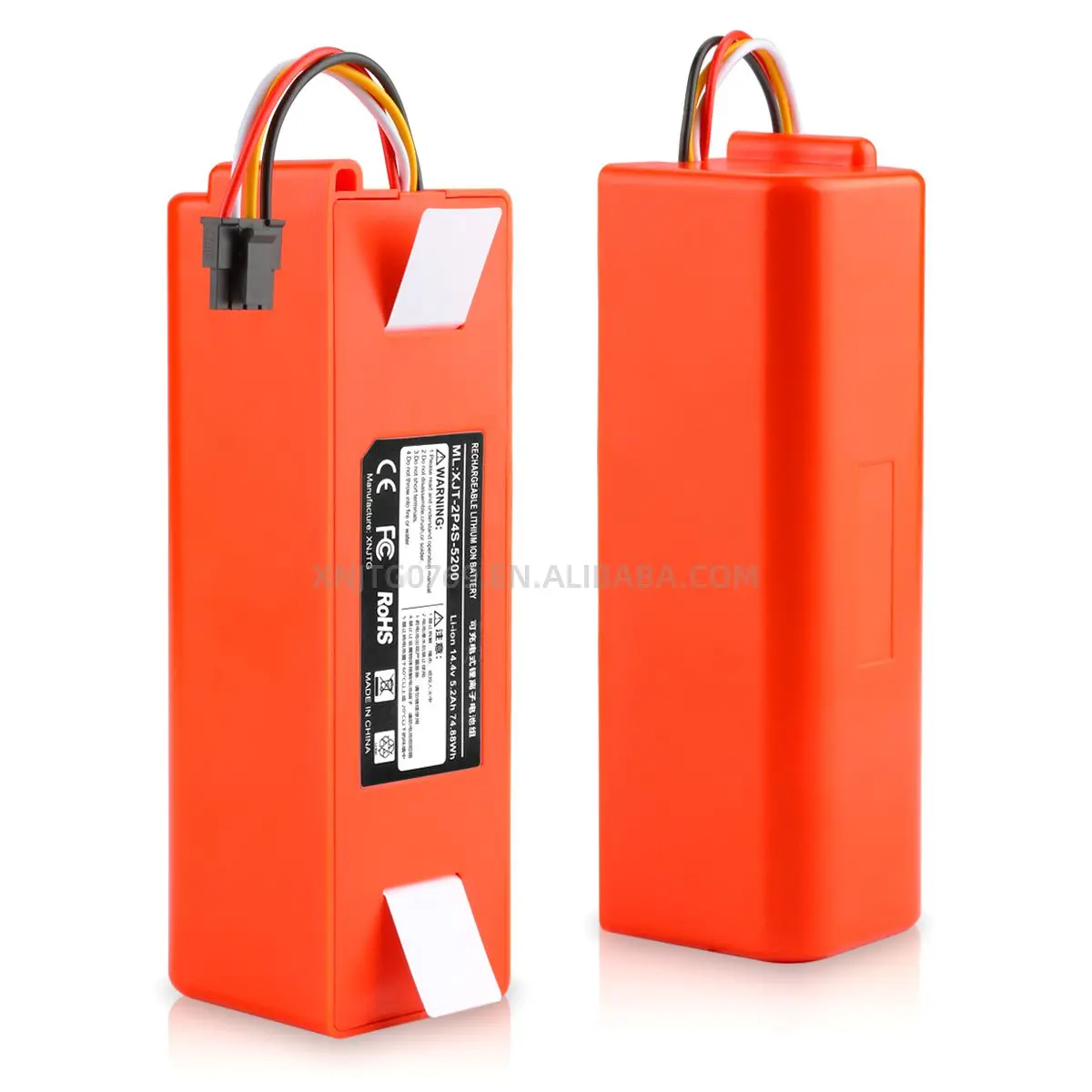 

Replace 5200 mah 14.4 v battery robot cleaner Roborock S50 S51 batteries